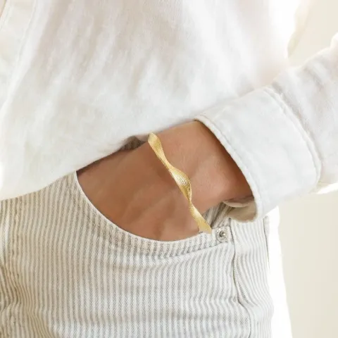 armband i förgylld mässing - Eliné