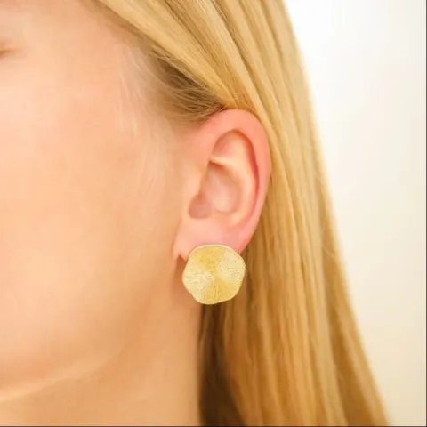 örhängen i förgylld mässing - Eliné