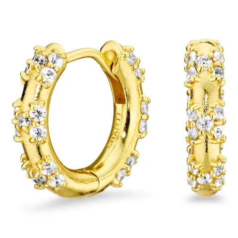 zirkon creol i förgylld mässing - Eliné