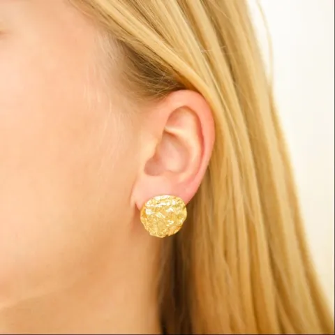 örhängen i förgylld mässing - Eliné