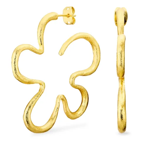 blommor halvcreol i förgylld mässing - Eliné