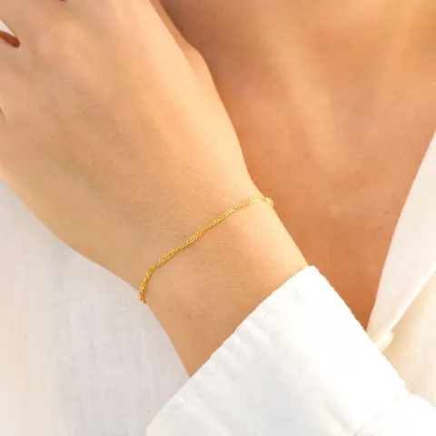 armband i förgylld mässing  x 1,7 mm  - Eliné