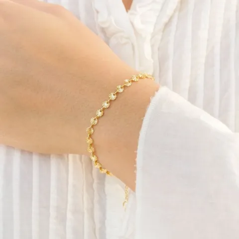 armband i förgylld mässing - Eliné