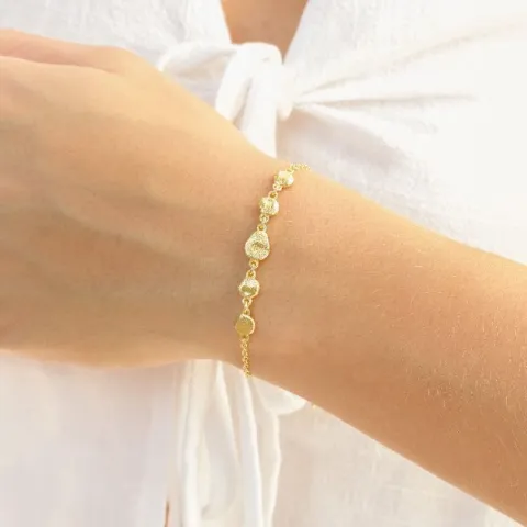 armband i förgylld mässing - Eliné