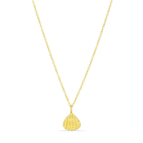 skal halsband i förgylld mässing - Eliné