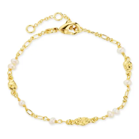pärla armband i förgylld mässing - Eliné