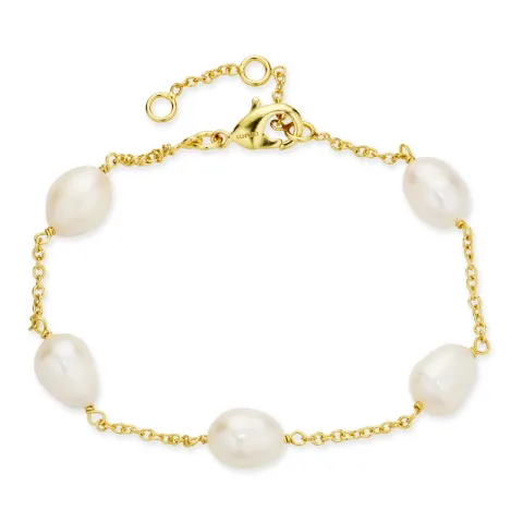 pärla armband i förgylld mässing - Eliné