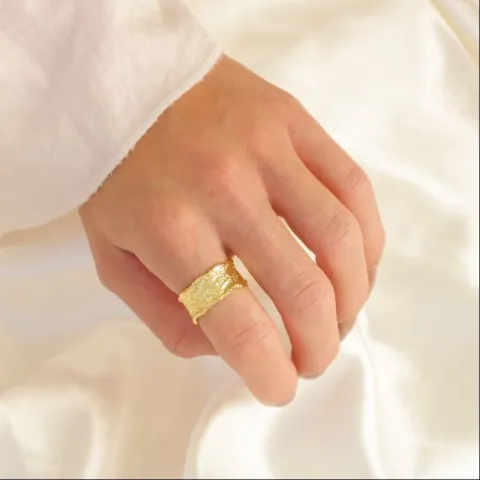 ring i förgylld mässing - Eliné