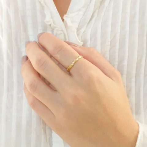 ring i förgylld mässing - Eliné