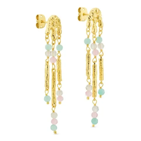 örhängen i förgylld mässing - Eliné