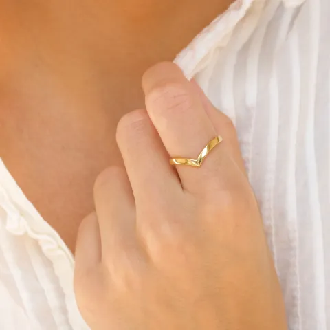 ring i förgylld mässing - Eliné