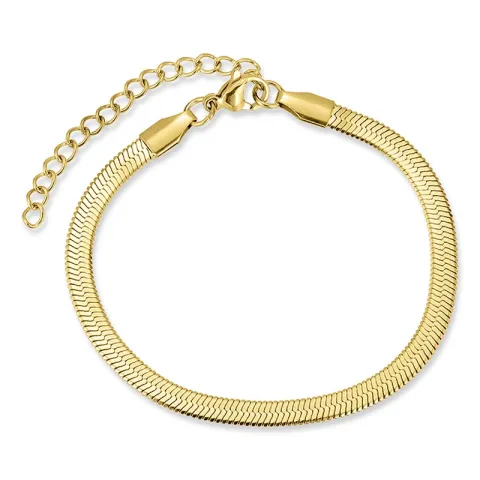 vattentät armband i förgyllt stål 16 + 5 cm x 4,0 mm  - OCEANA