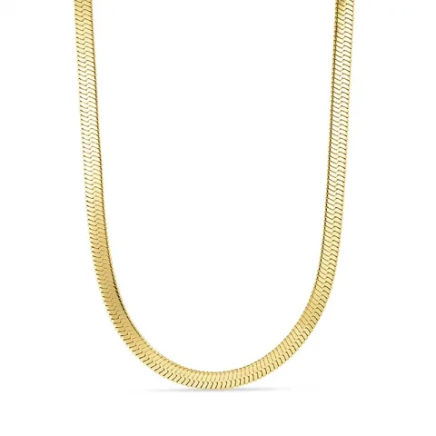 vattentät halsband i förgyllt stål 45 cm x 6 mm  - OCEANA