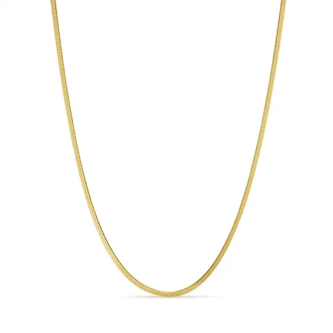 vattentät halsband i förgyllt stål 39 + 8 cm x 2 mm  - OCEANA