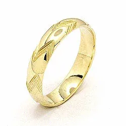 Vigselsring i 14  karat guld