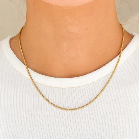 vattentät halsband i förgyllt stål - OCEANA