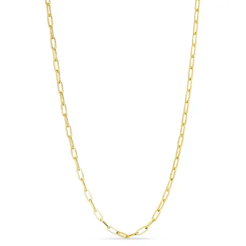 vattentät halsband i förgyllt stål 45 cm x 2 mm  - OCEANA