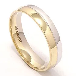Kollektionsprov ring i 14 karat vitguld med 14 karat guld