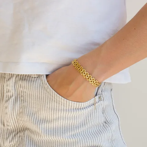 vattentät armband i förgyllt stål - OCEANA