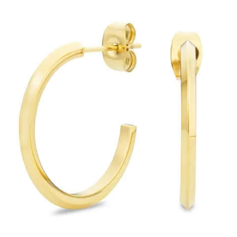 23 mm vattentät halvcreol i förgyllt stål - OCEANA