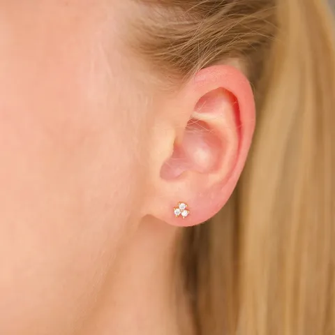 vattentät helix piercing i förgyllt stål - OCEANA