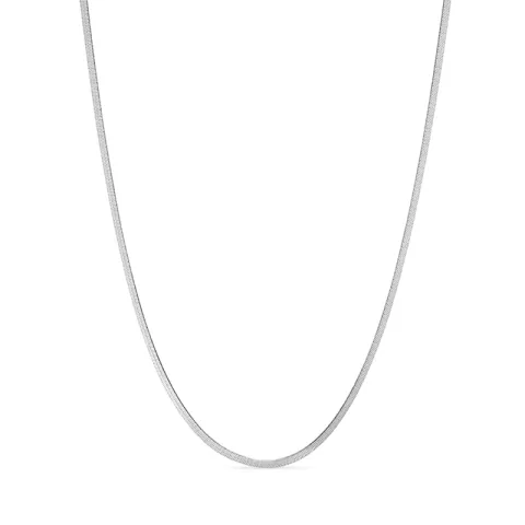 vattentät halsband i stål 39 + 8 cm x 2 mm  - OCEANA