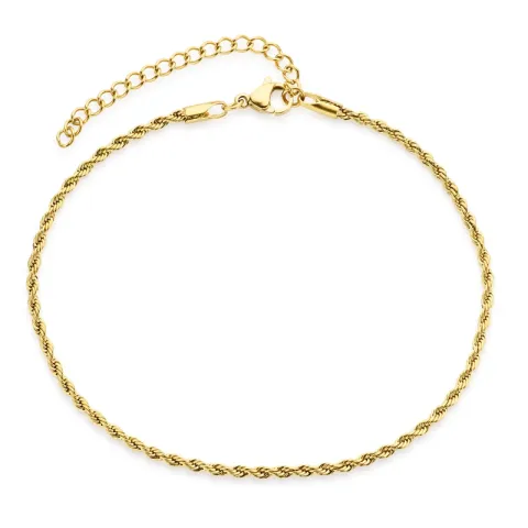 vattentät fotlänk  i förgyllt stål 22 + 5 cm x 2,0 mm  - OCEANA
