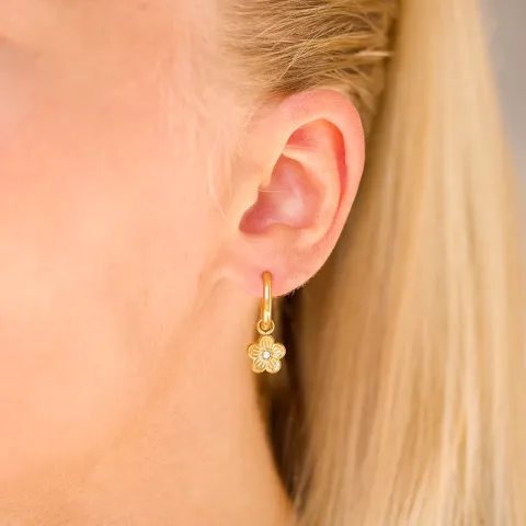 vattentät blommor creol i förgyllt stål - OCEANA