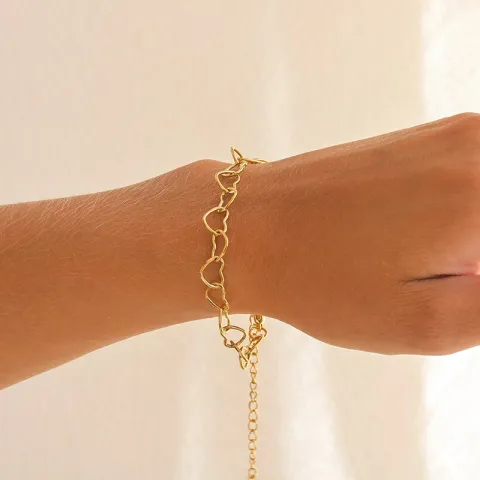 vattentät armband i förgyllt stål  x 7,6 mm  - OCEANA