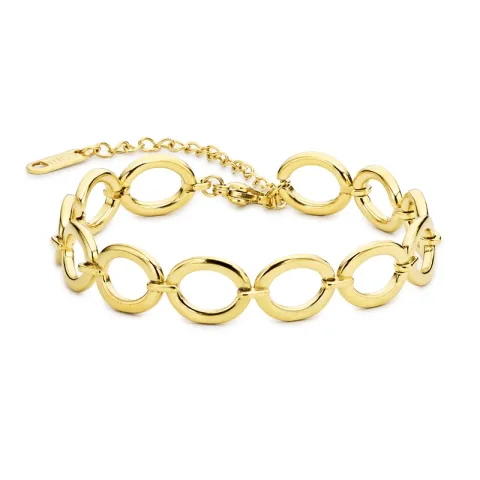 vattentät armband i förgyllt stål 16 + 5 cm x 9,5 mm  - OCEANA