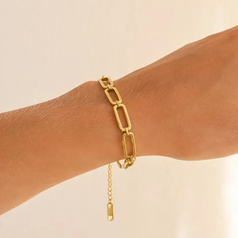 vattentät armband i förgyllt stål 16 + 5 cm x 7,0 mm  - OCEANA