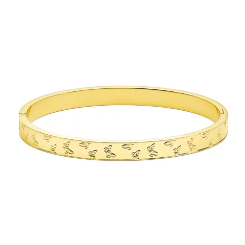 vattentät armring i förgyllt stål 60 mm x 5,8 mm  - OCEANA