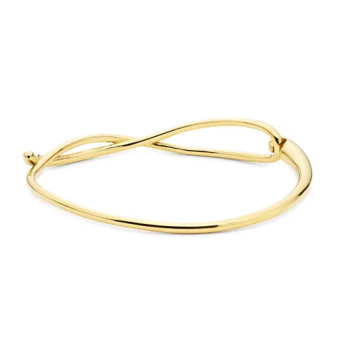 vattentät armring i förgyllt stål 68 mm x 11,7 mm  - OCEANA