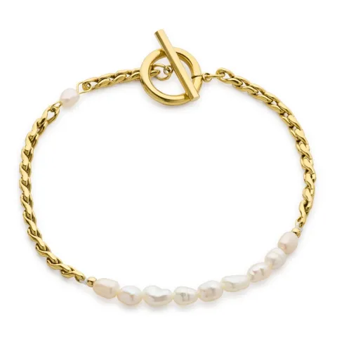 vattentät armband i förgyllt stål 17 cm x 3,8 mm  - OCEANA