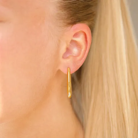 vattentät halvcreol i förgyllt stål - OCEANA