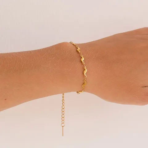 vattentät armband i förgyllt stål - OCEANA