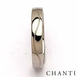 Vigselsring i palladium