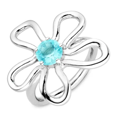 vattentät blommor blå ring i stål - OCEANA