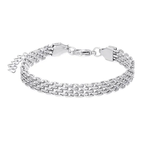 vattentät armband i stål 16 cm  + 5 cm x 6 mm  - OCEANA