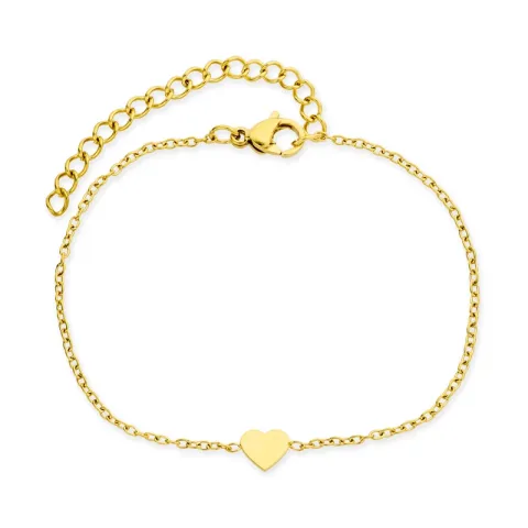 vattentät hjärta armband i förgyllt stål - OCEANA