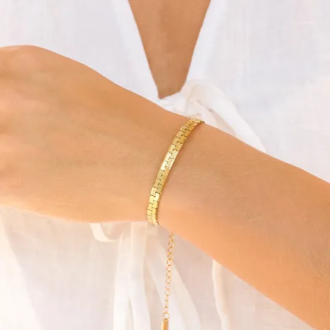 vattentät armband i förgyllt stål - OCEANA