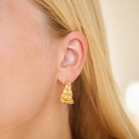 vattentät halvcreol i förgyllt stål - OCEANA