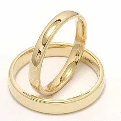 Vigselsringar i 9 karat guld