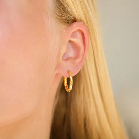 vattentät creol i förgyllt stål - OCEANA