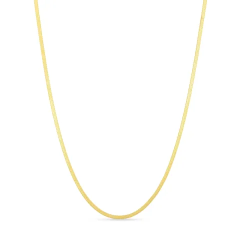 vattentät halsband i förgyllt stål 38 + 5 cm x 2,0 mm  - OCEANA