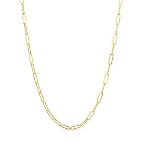 vattentät halsband i förgyllt stål 45 cm x 4,0 mm  - OCEANA