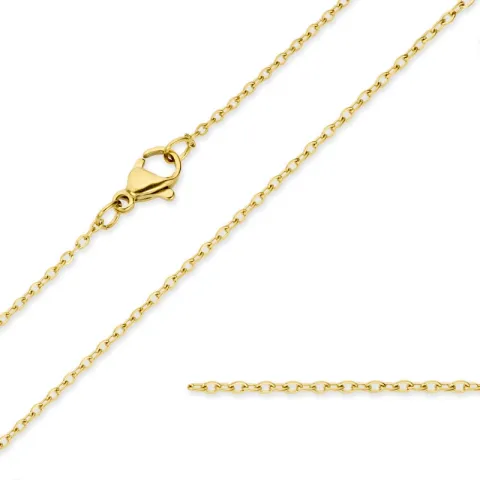 vattentät halsband i förgyllt stål 45 cm x 1,4 mm  - OCEANA