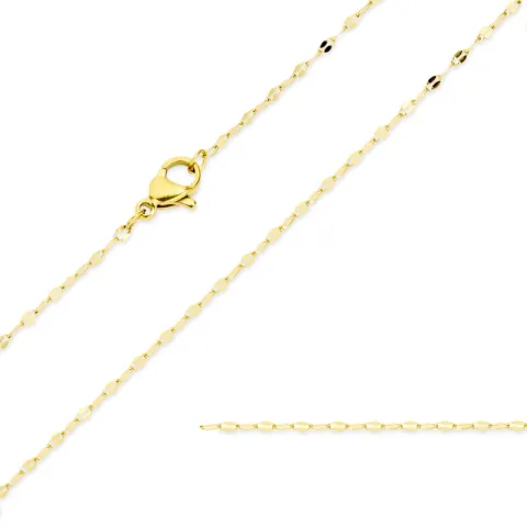 vattentät halsband i förgyllt stål 45 cm x 1,4 mm  - OCEANA