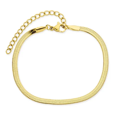 vattentät ormarmband i förgyllt stål  x 3 mm  - OCEANA