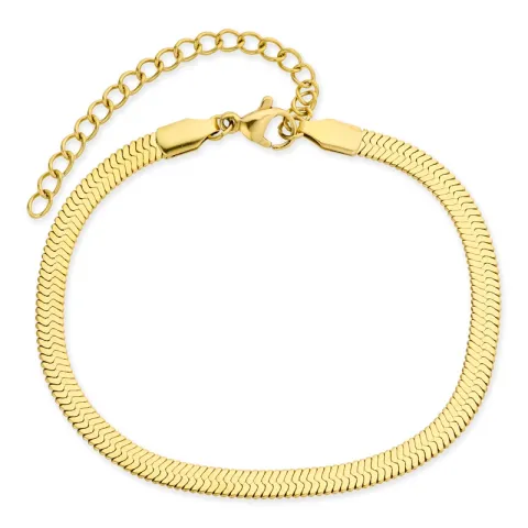 vattentät ormarmband i förgyllt stål  x 3,7 mm  - OCEANA